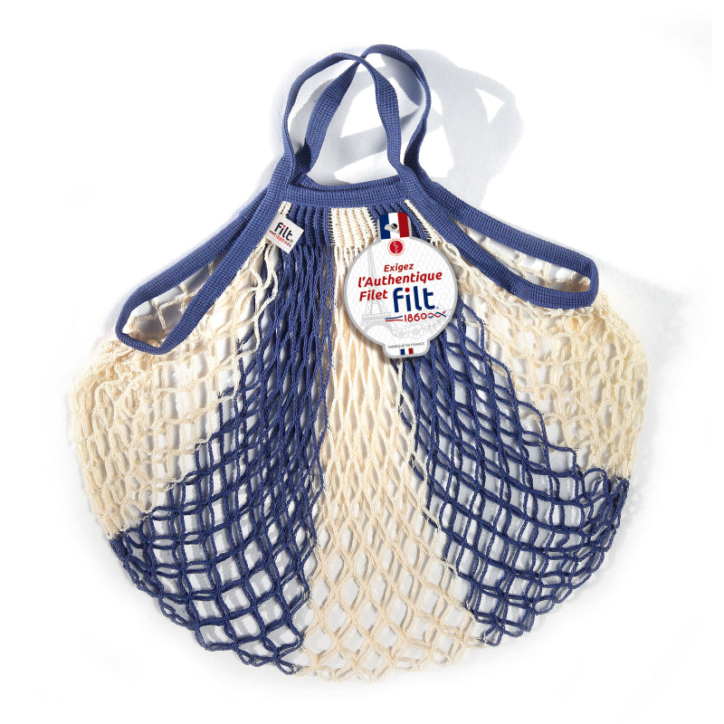 FILT1860 Einkaufsnetz “Filt 220” Jean/Naturel | Nachhaltige Netztasche | FILT1860