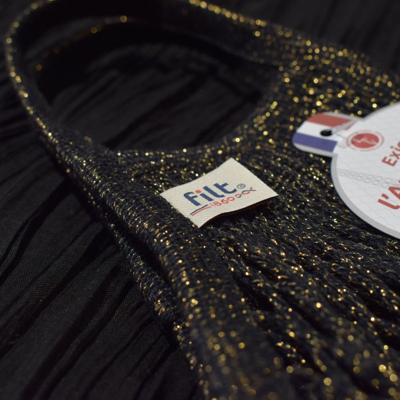 FILT1860 Einkaufsnetz “Filt 220” Schwarz Glitter | Nachhaltige Netztasche | FILT1860
