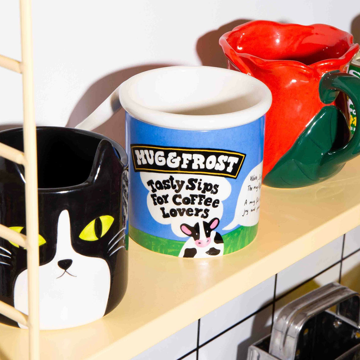 DOIY Tasse „Mug & Frost“ | Kontrastreiches Design | DOIY