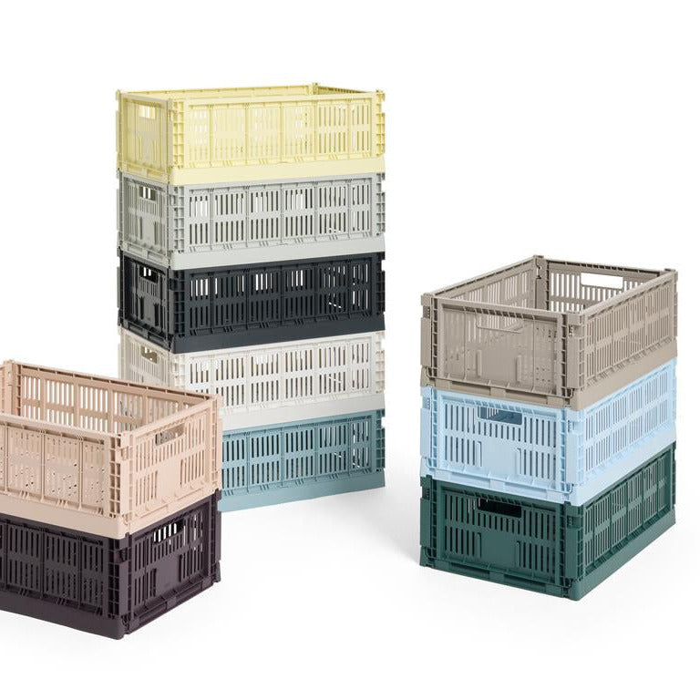 HAY Faltbox „Colour Crate Large Sage Green“ | Ruhig & zeitlos | HAY