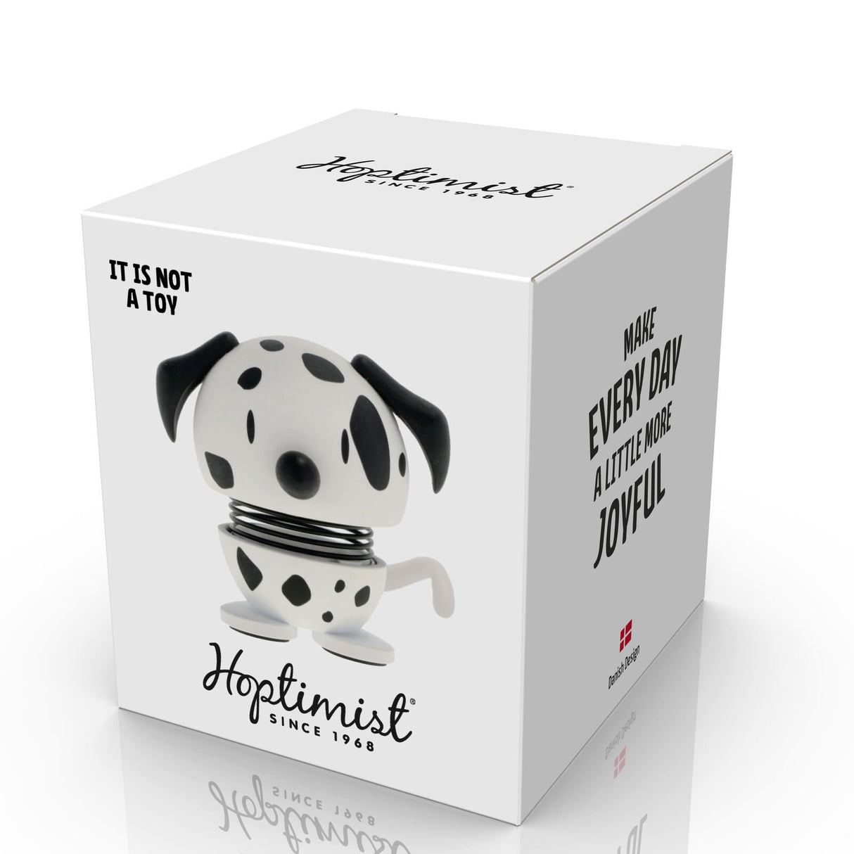 Hoptimist Hoptimist “Dog Dalmatian” XS | Gepunktete Mini Figur | Hoptimist