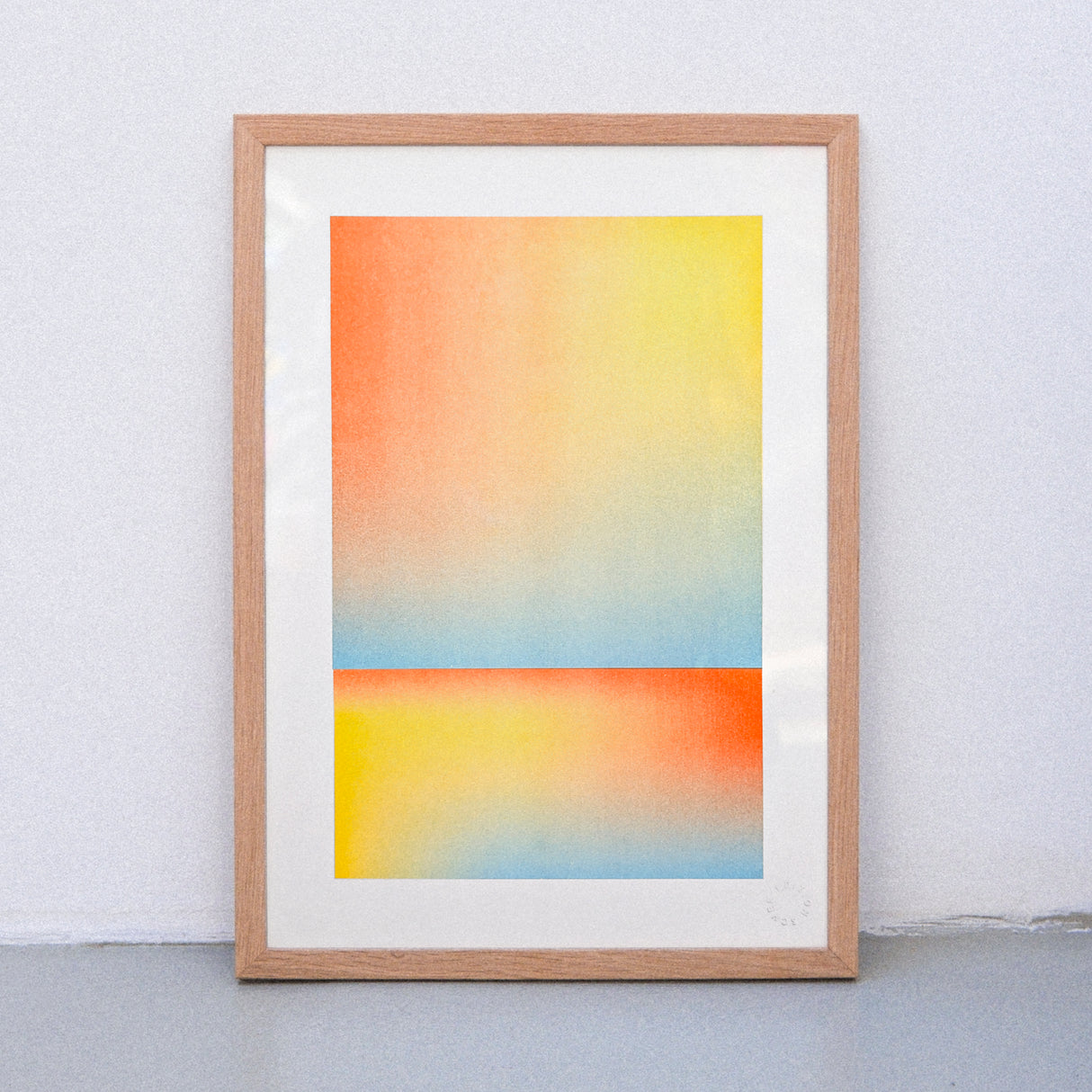 Horizontal Gradient (DIN A3) | Edition SCHEE | Risographie