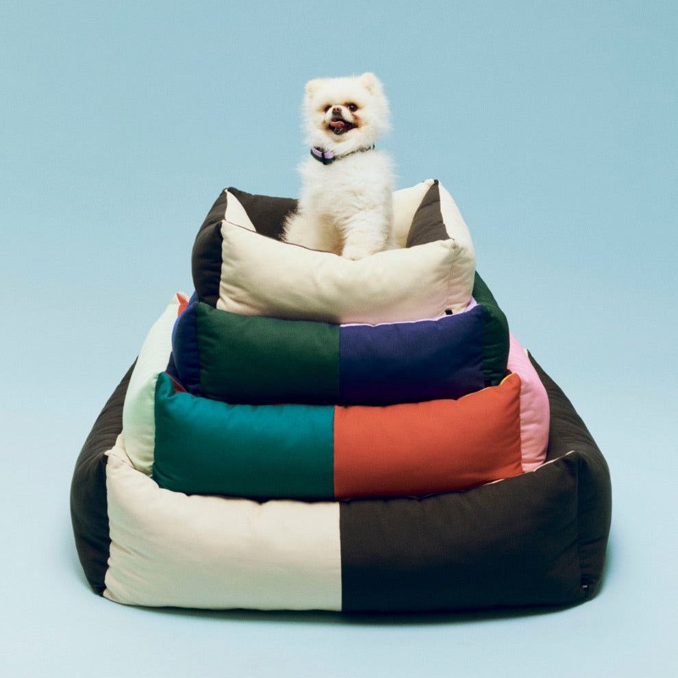 HAY Hundebett „XS Black & White“ | Kompakter Schlafplatz | HAY Dogs