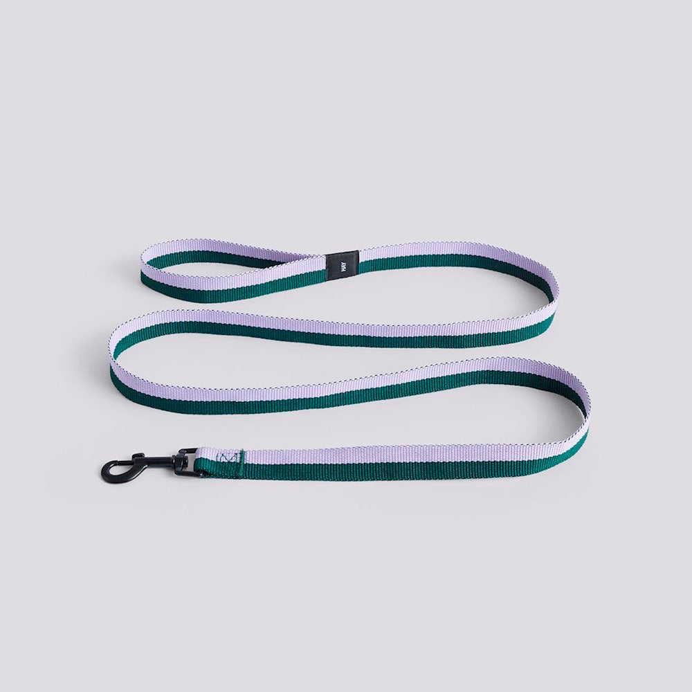 HAY Hundeleine „Flat Lavender & Green (M/L)“ | Angenehm in der Hand | HAY Dogs