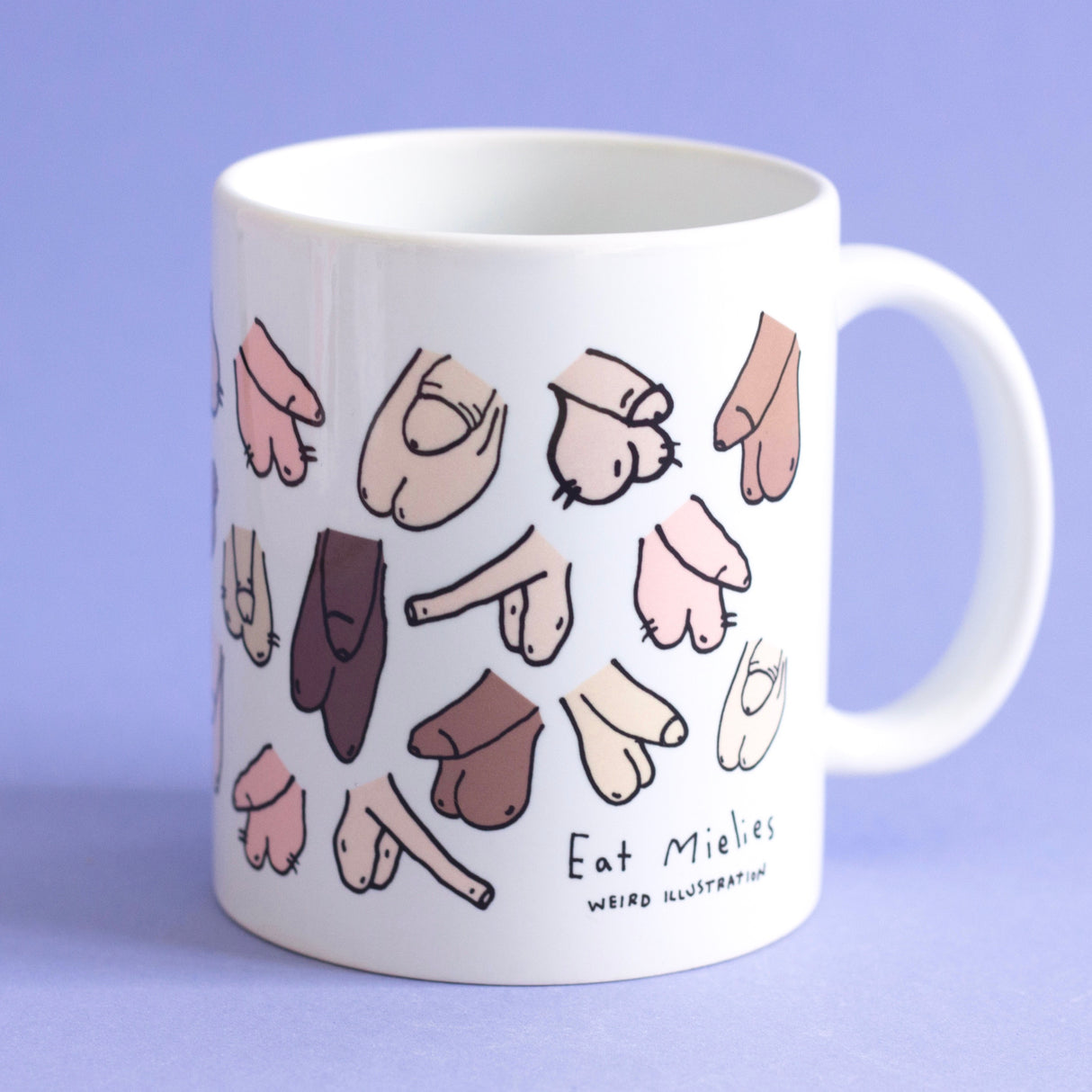 Eat Mielies Weird Illustration Tasse "Willies" Eat Mielies Weird Illustration | spülmaschinenfest