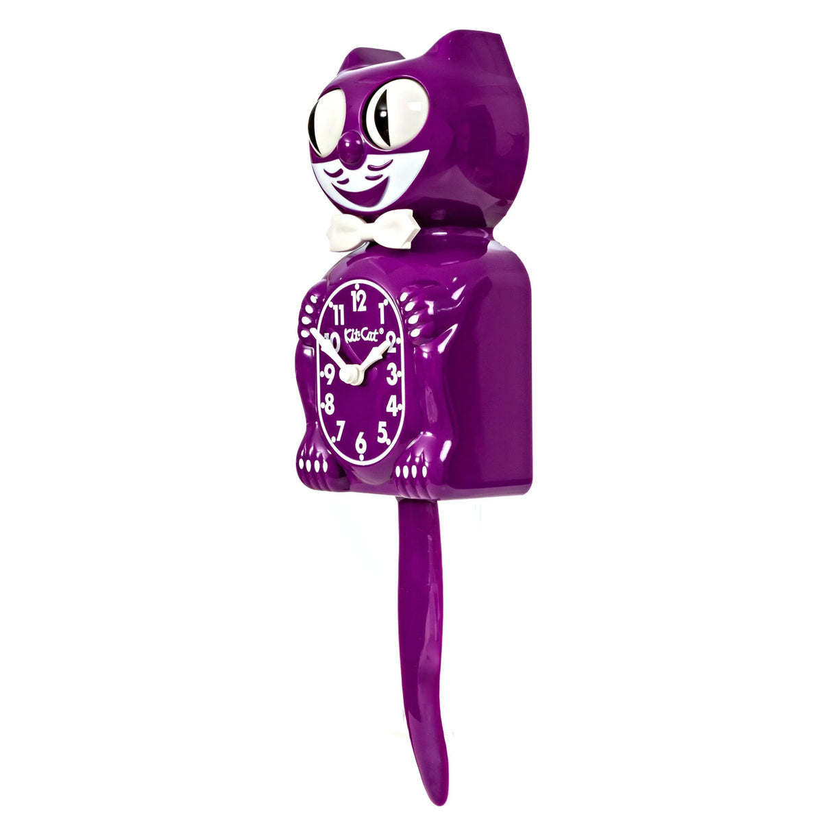 Kit-Cat Clock Wanduhr „Kit Cat Clock Boysenberry“ | Retro Design | Kit-Cat Clock
