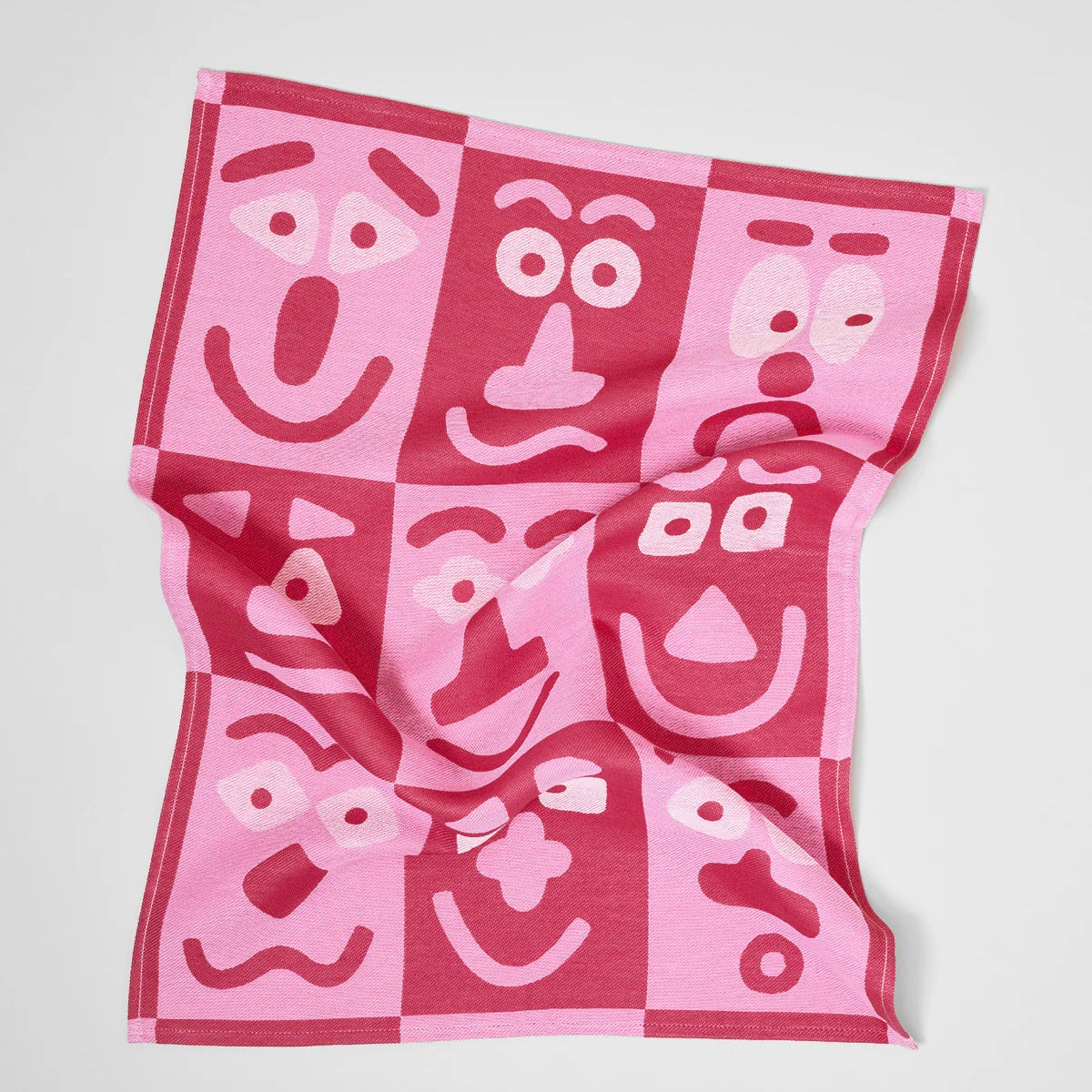 WRAP Küchentuch „Making Face Pink/Maroon“ | Farbige Küche | WRAP