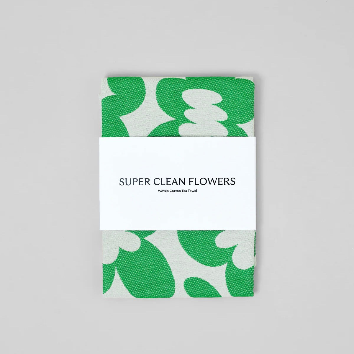 WRAP Küchentuch „Super Clean Flowers Green/Natural“ | Moderne Küche | WRAP