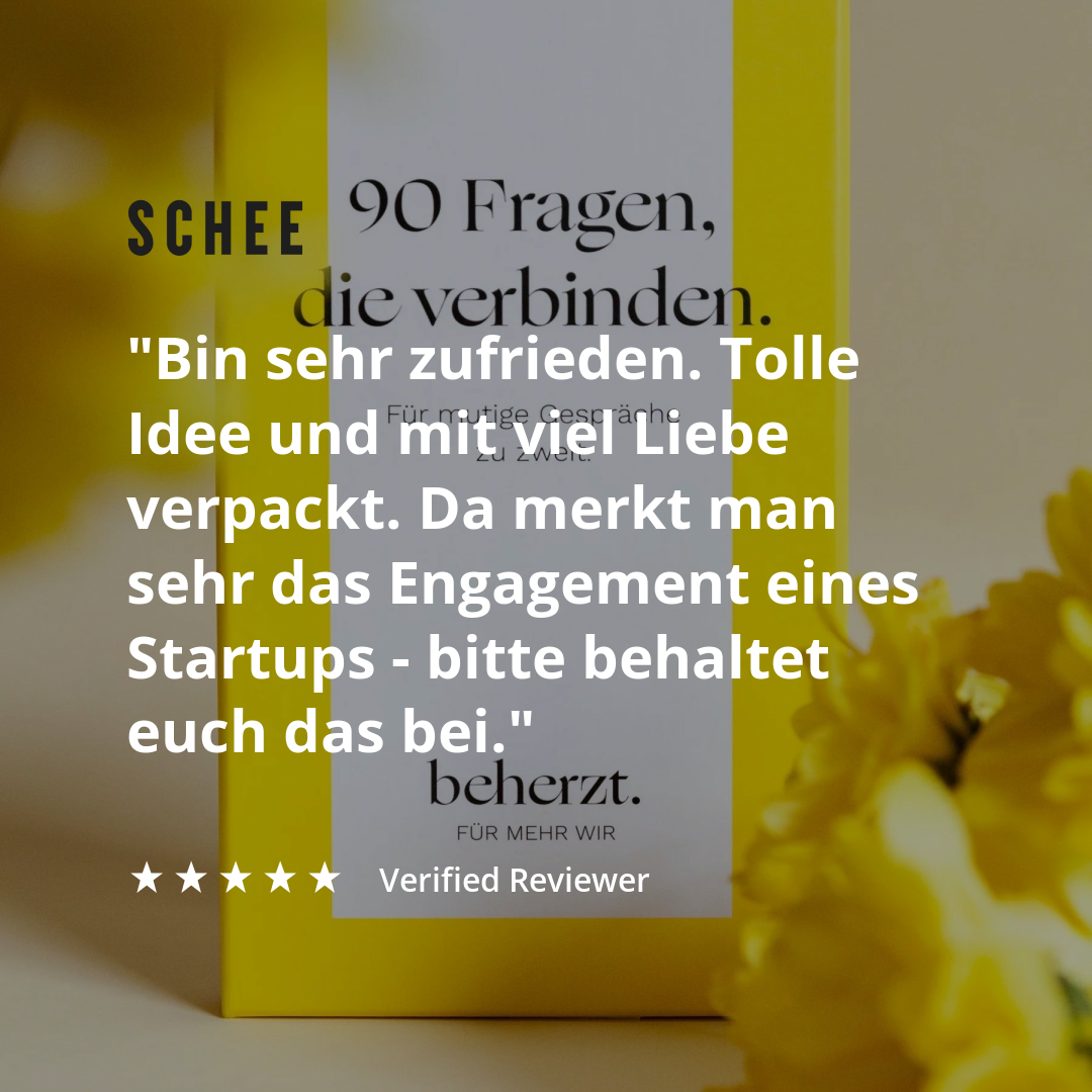 beherzt Kartenset 90 Fragen