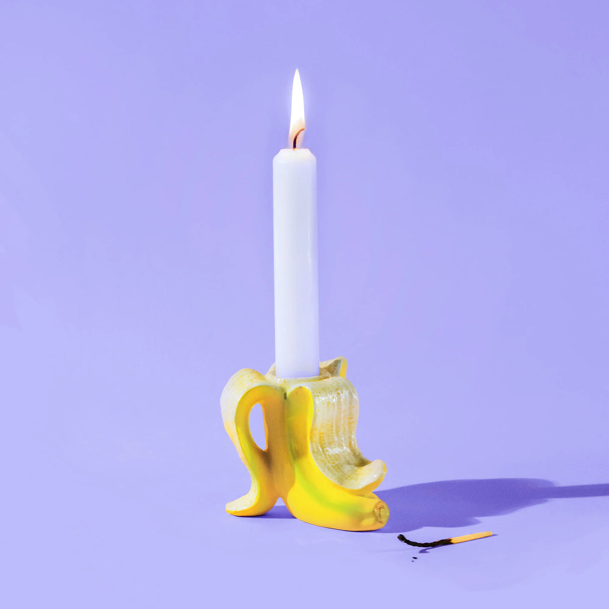 Donkey Products Kerzenhalter-Set „Banana Romance“ 2 Stk. | Bunte Deko | Donkey Products