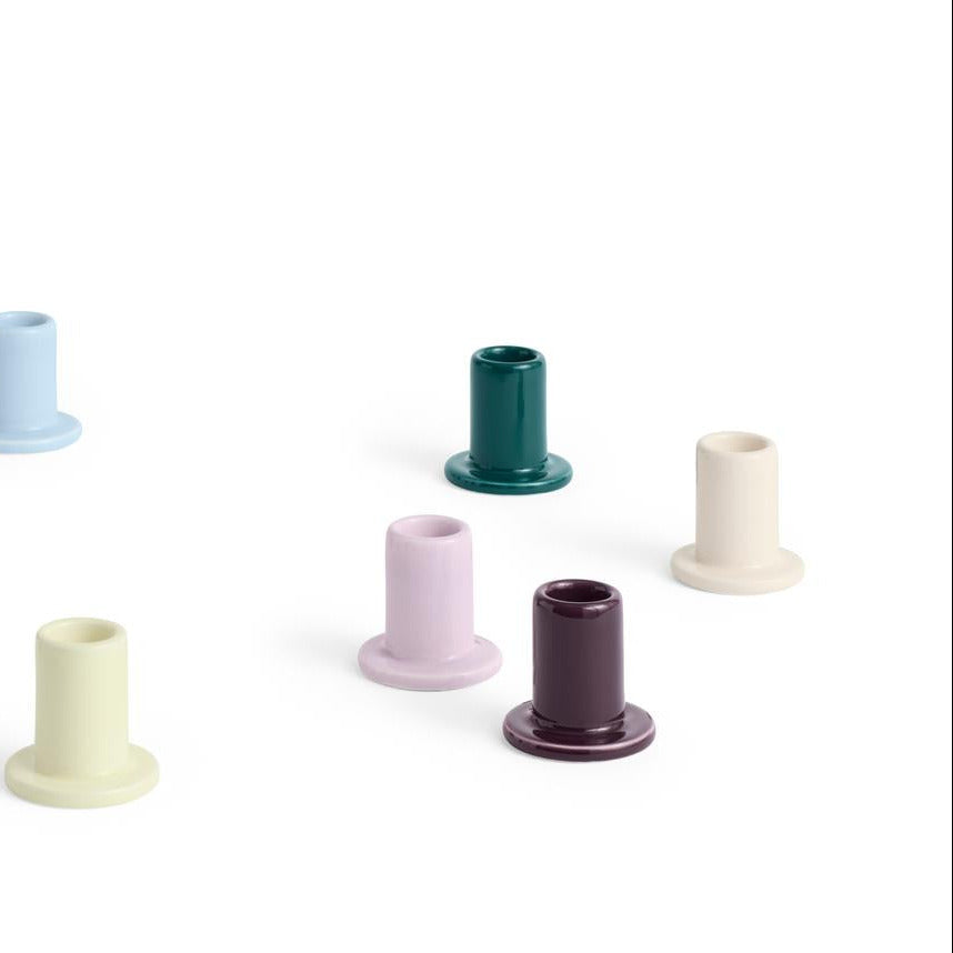 HAY Kerzenhalter „Tube Small Dark Green“ | Schlicht & modern | HAY