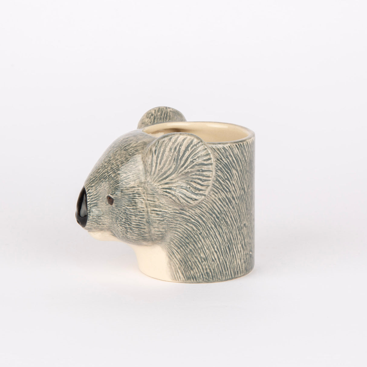 Quail Ceramics Übertopf „Flower Pot Mini Koala“ | Koala als Übertopf | Quail Ceramics