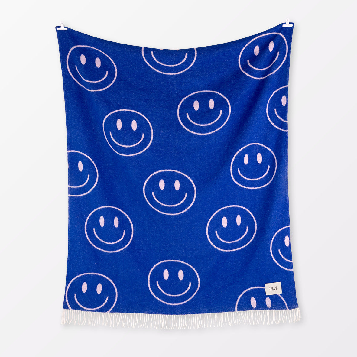 Textilwerk Decke „Keep Smiling“ (150x200cm) | Textilwerk | Decke für positive Vibes