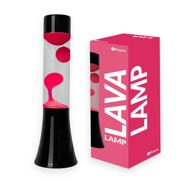 Fisura Lava Lampe „Mini Pink“ | Kompakt & verspielt | Fisura