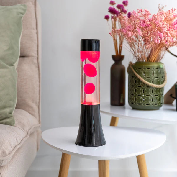 Fisura Lava Lampe „Mini Pink“ | Kompakt & verspielt | Fisura