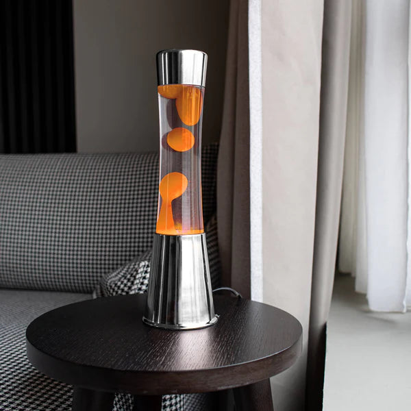 Fisura Lava Lampe “Tower Orange” | Wärmt Herz & Style | Fisura