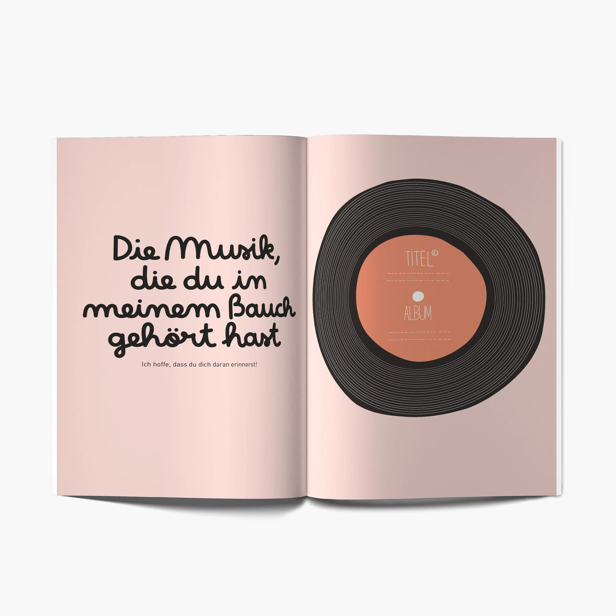 MINUS Erinnerungsbuch „9 Monate bis du da bist“ | für die Schwangerschaft | MINUS