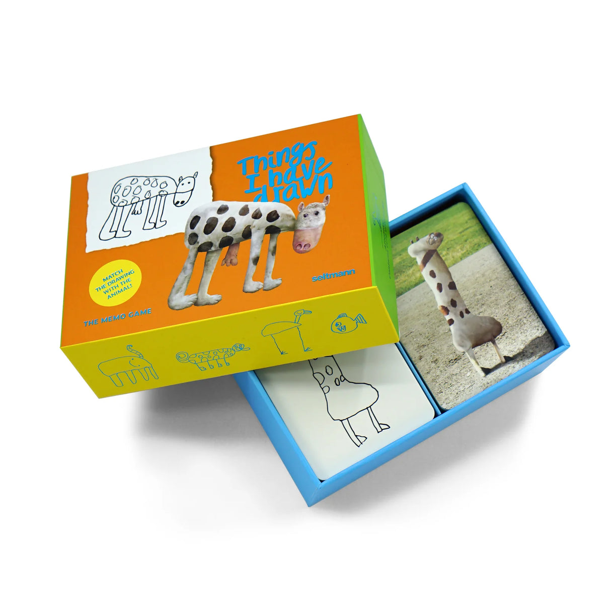 Seltmann Publishers Memo-Spiel „Things I Have Drawn“ | Lustiges Memo-Spiel | Seltmann Publisher