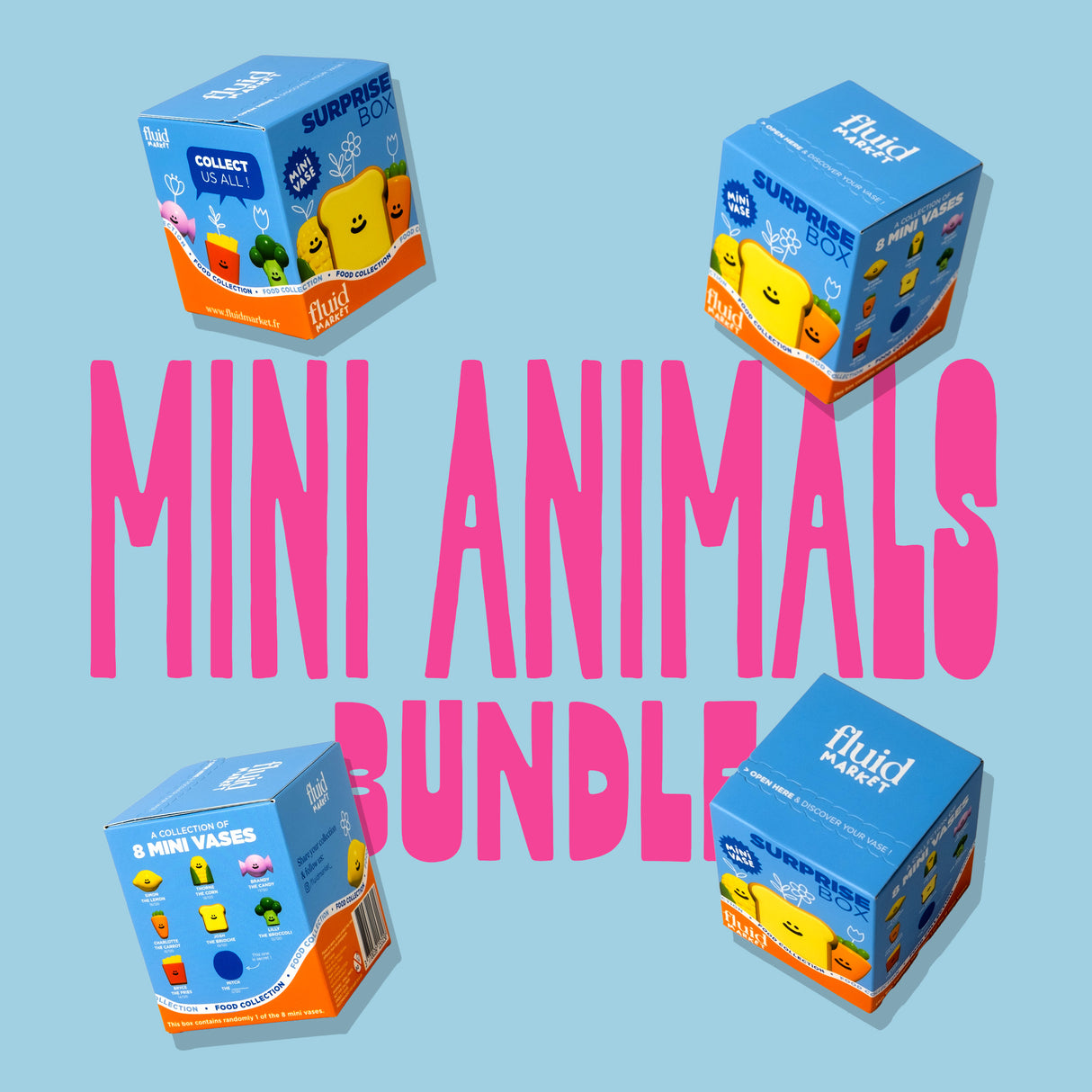 Mini Animals Surprise Box (4er Set) | Tierische Überraschungen zum Sammeln