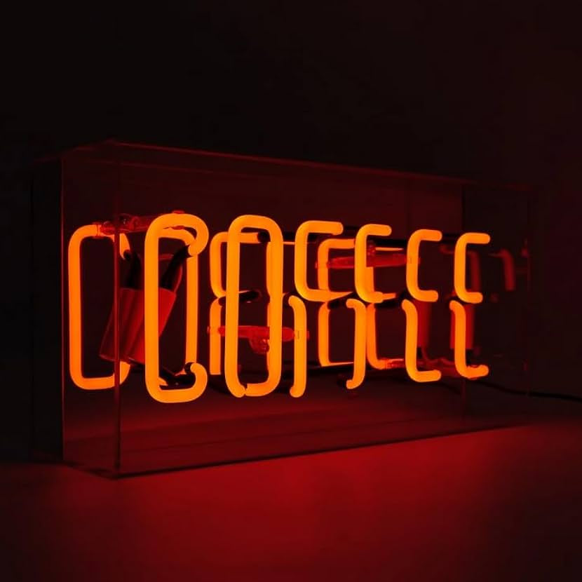 Locomocean Neon Acryl Box “Coffee” | Leuchtendes Statement | Locomocean