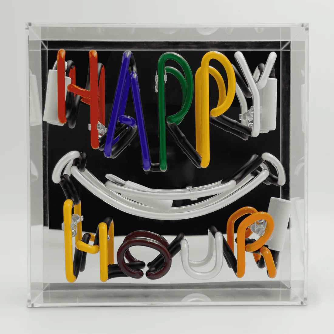 Locomocean Neon Acryl Box “Happy Hour” | Bar Vibes in Neon | Locomocean