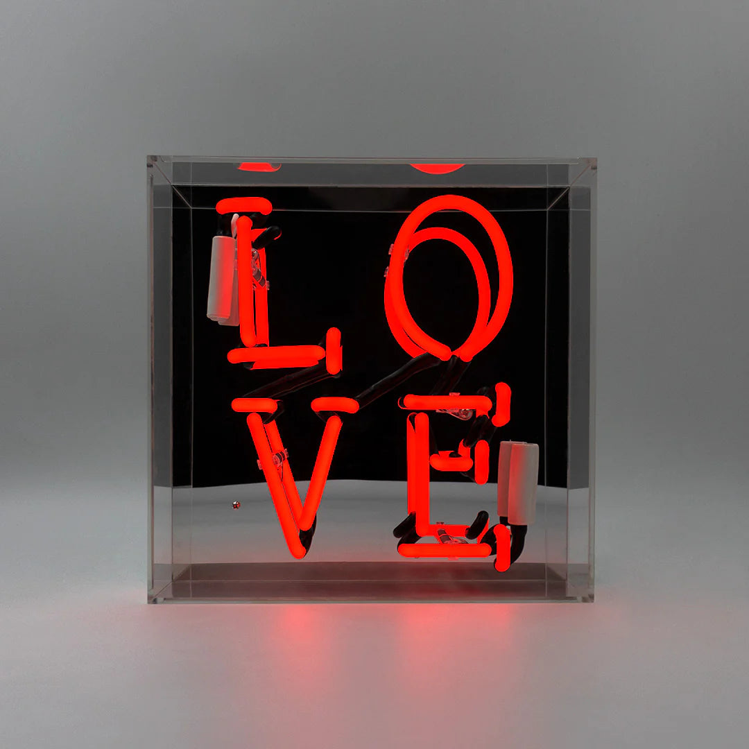 Locomocean Neon Acryl Box “Love” | Romantisches Neon Licht | Locomocean