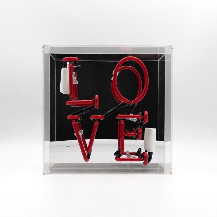 Locomocean Neon Acryl Box “Love” | Romantisches Neon Licht | Locomocean