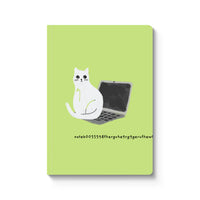 Ohh Deer Notizbuch Ohh Deer "Laptop Cat" | Notebook mit Illustrationen aus Großbritannien