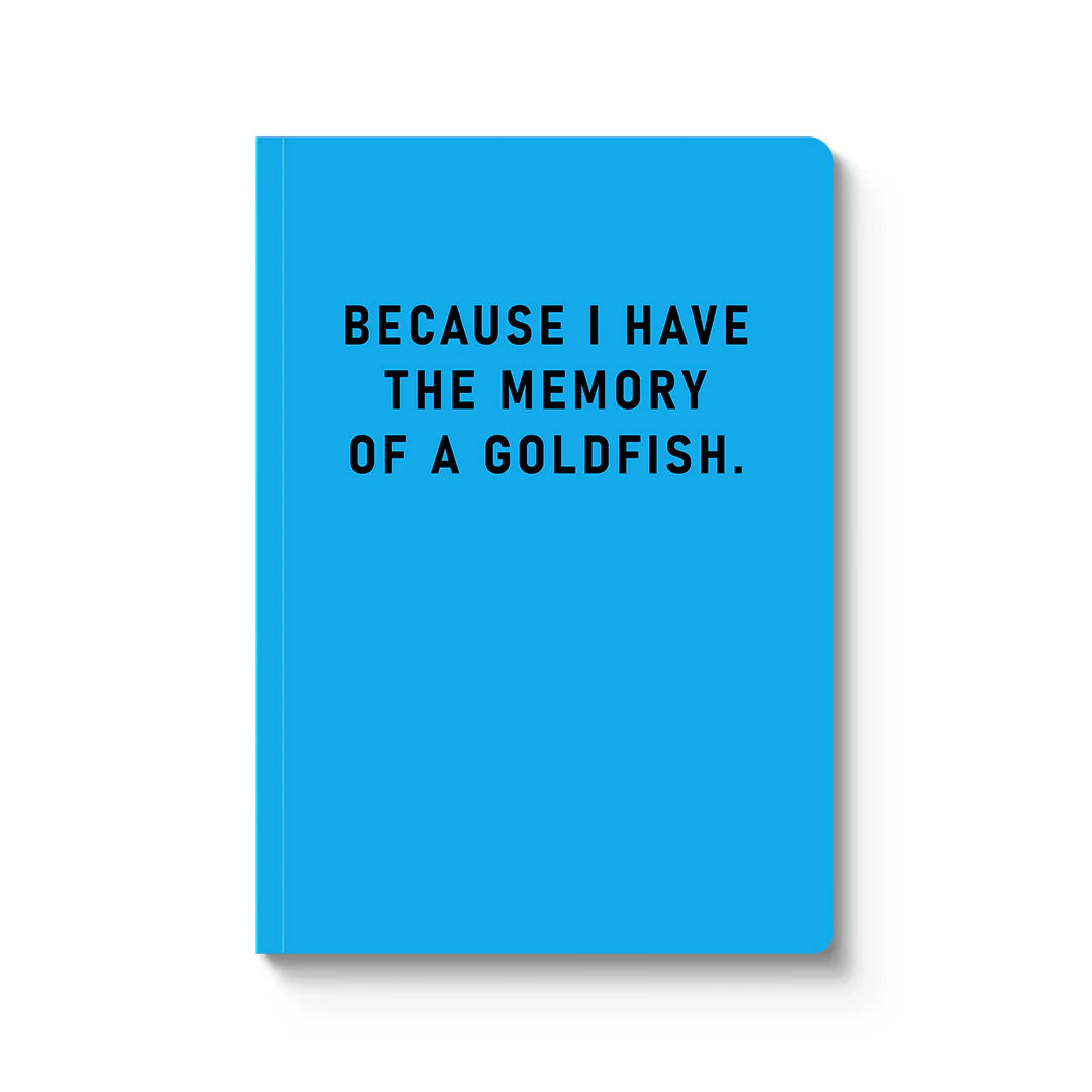 Ohh Deer Notizbuch Ohh Deer "Memory of a goldfish" | Notebook aus Großbritannien