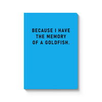 Ohh Deer Notizbuch Ohh Deer "Memory of a goldfish" | Notebook aus Großbritannien