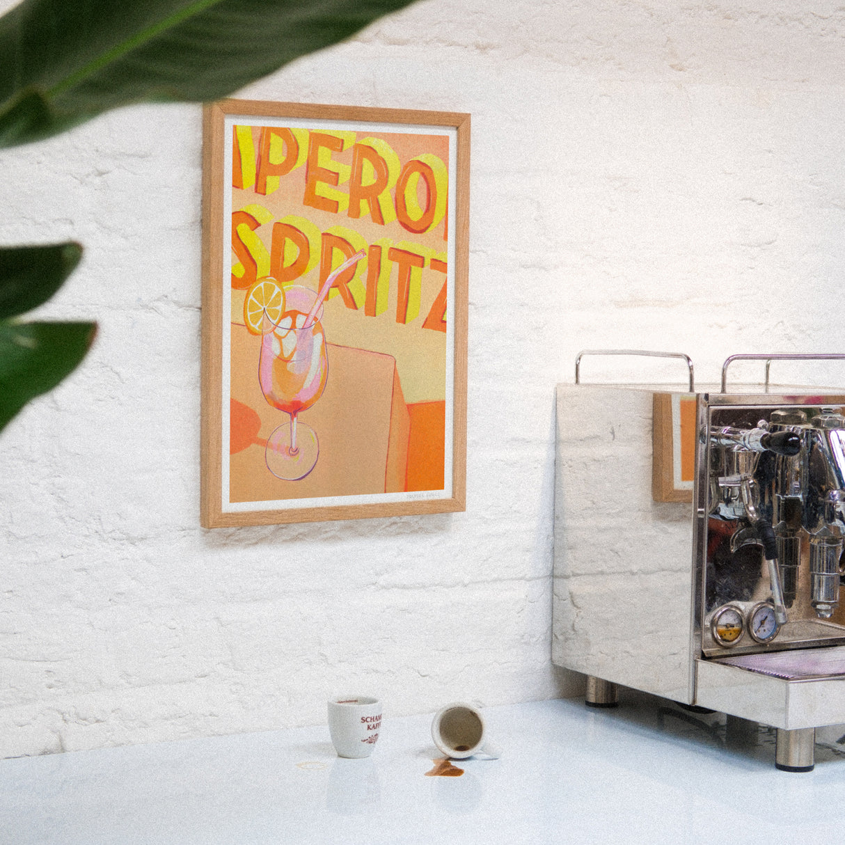 Edition SCHEE Aperol Spritz (DIN A3) | Edition SCHEE | Risographie