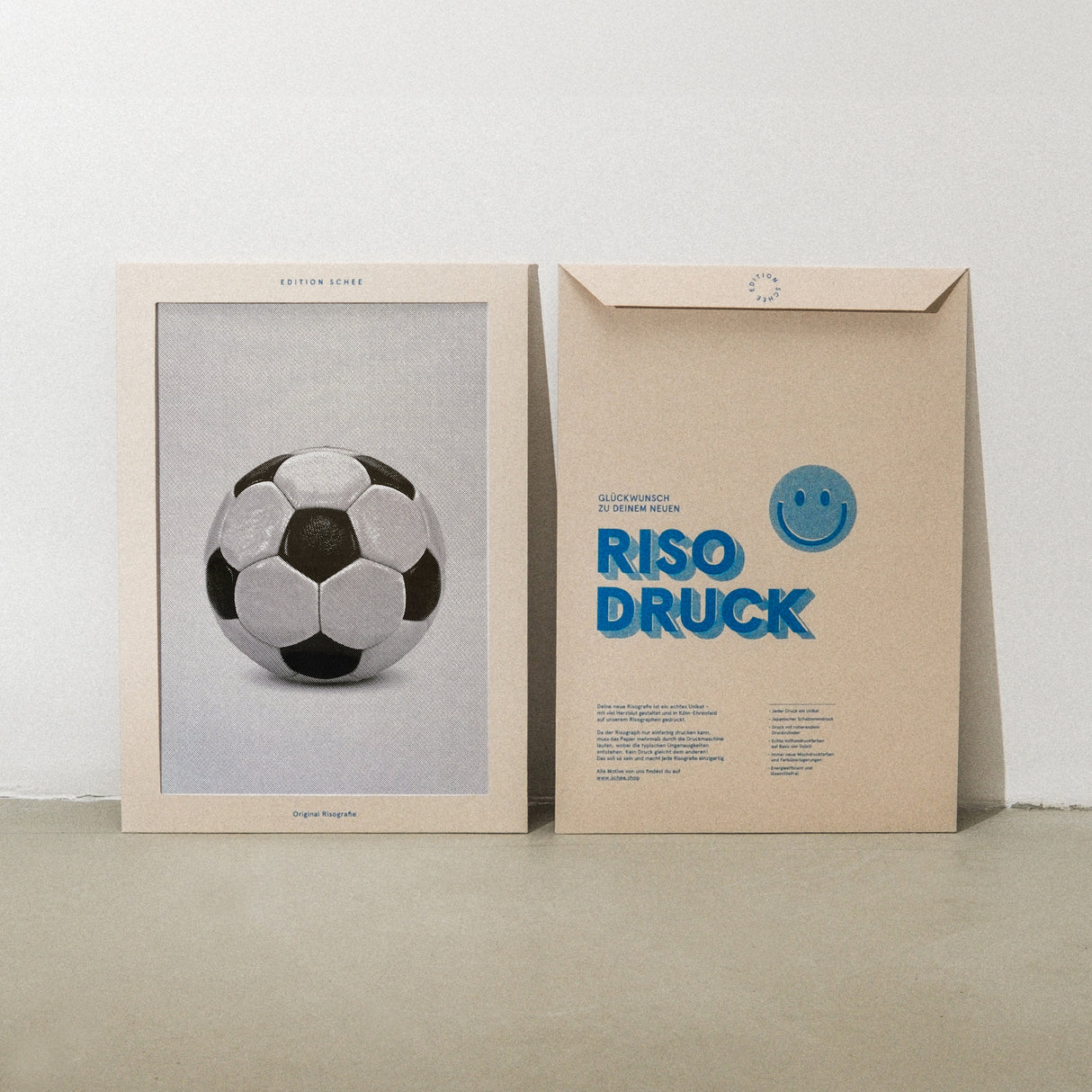 Edition SCHEE Fußball (DIN A3) | Edition SCHEE | Risographie