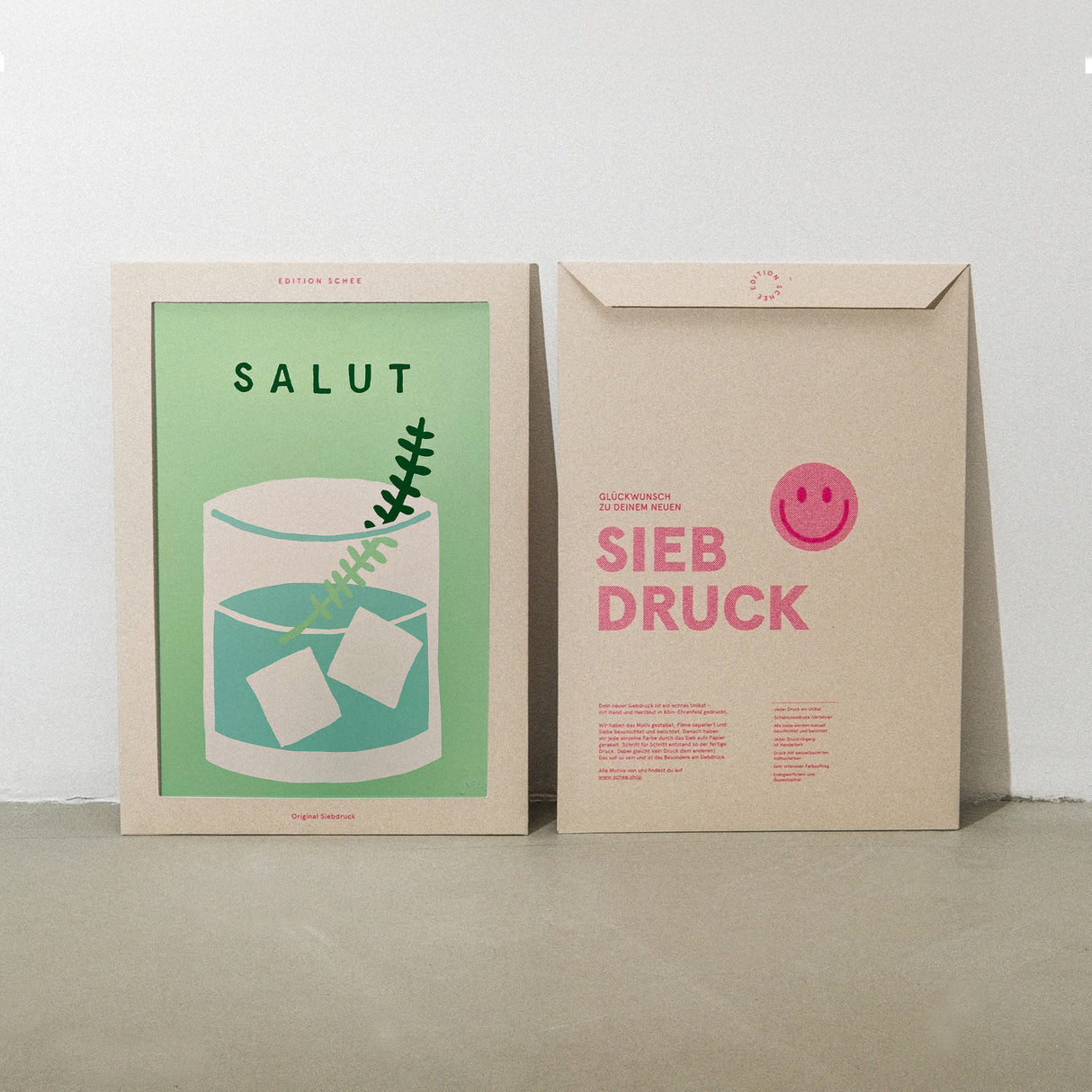 Edition SCHEE Salut (DIN A3) | Edition SCHEE | Siebdruck