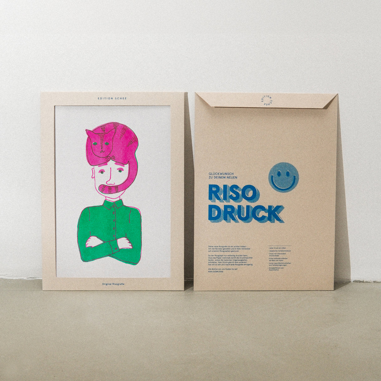 Edition SCHEE Catman (Din A3) | Edition SCHEE | Risographie