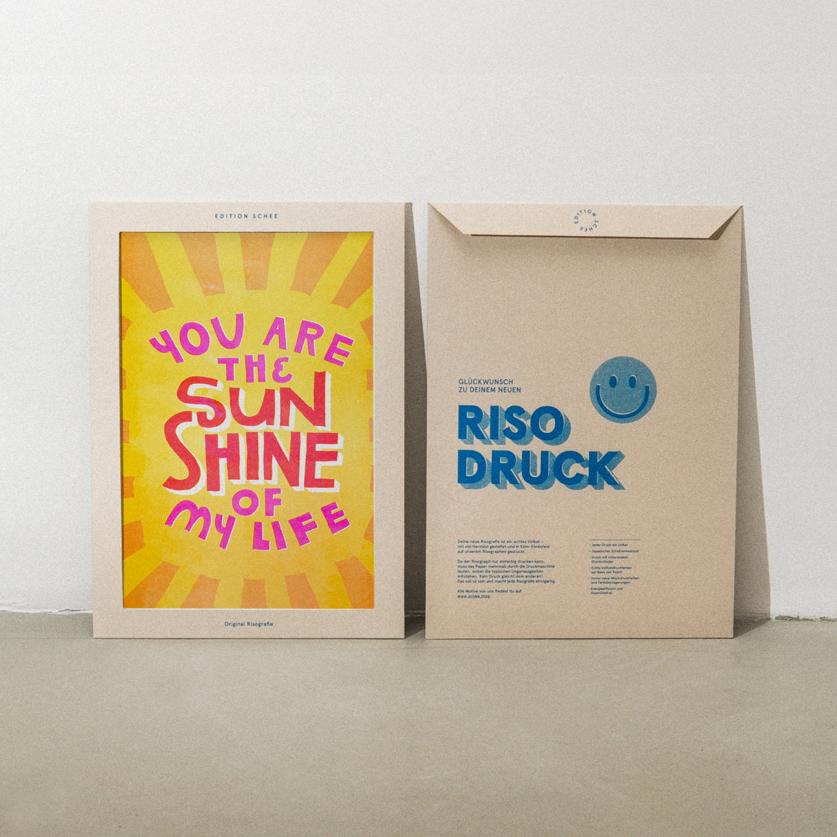 Edition SCHEE You are the sunshine (DIN A3) | Edition SCHEE | Risographie