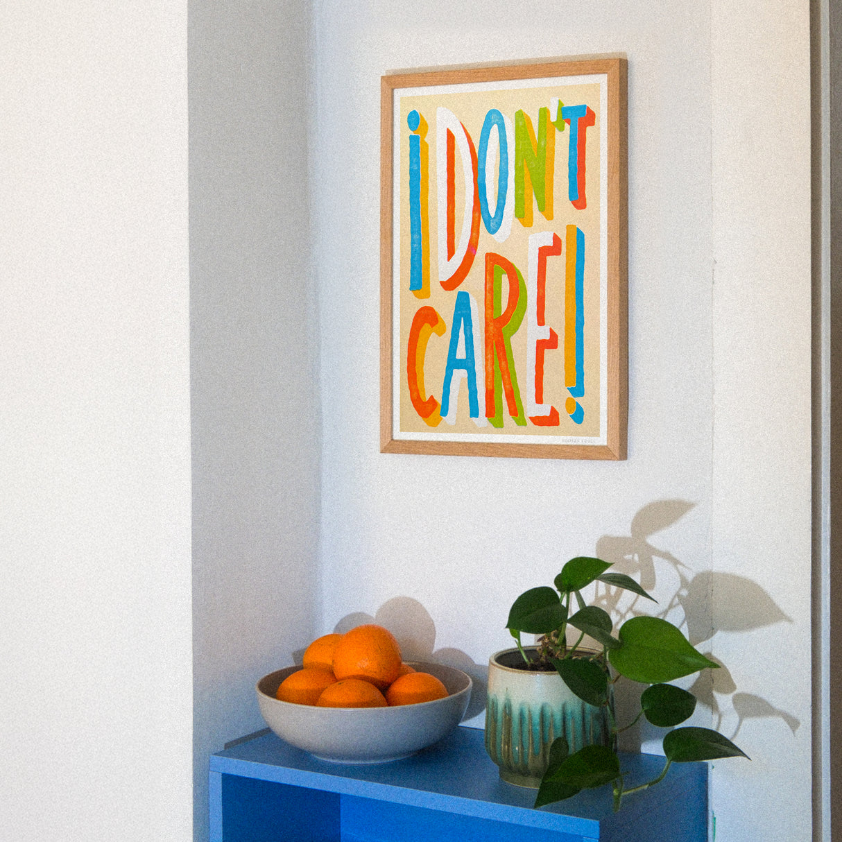 Edition SCHEE I don't Care (DIN A3) | Edition SCHEE | Risographie