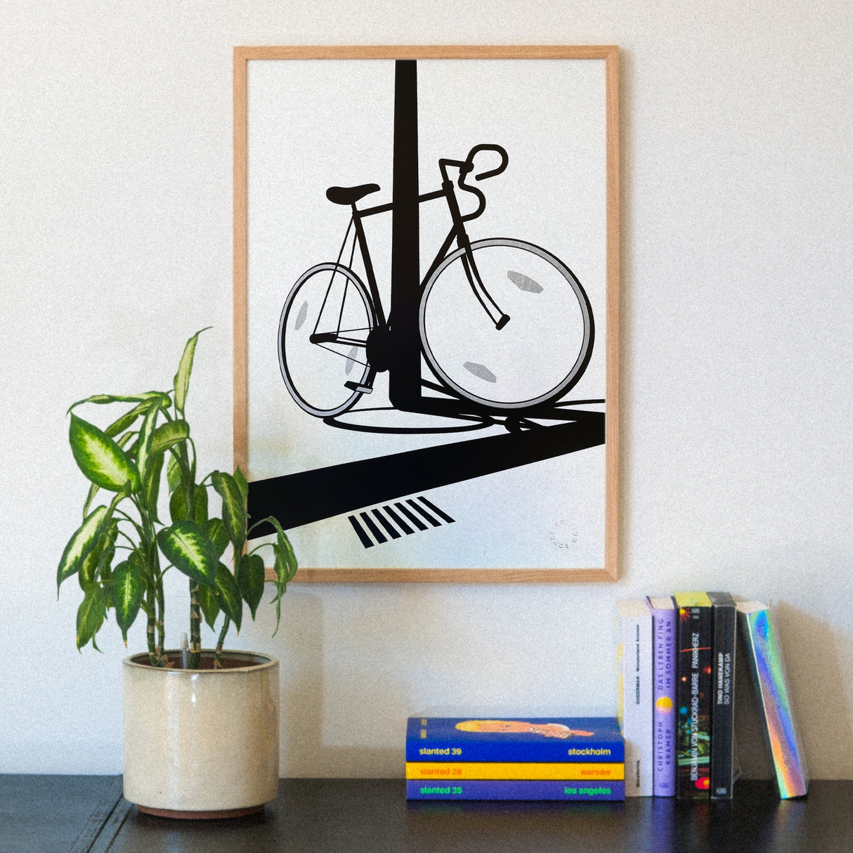 Edition SCHEE Reflections on my bike (Din A2) | Edition SCHEE | Siebdruck