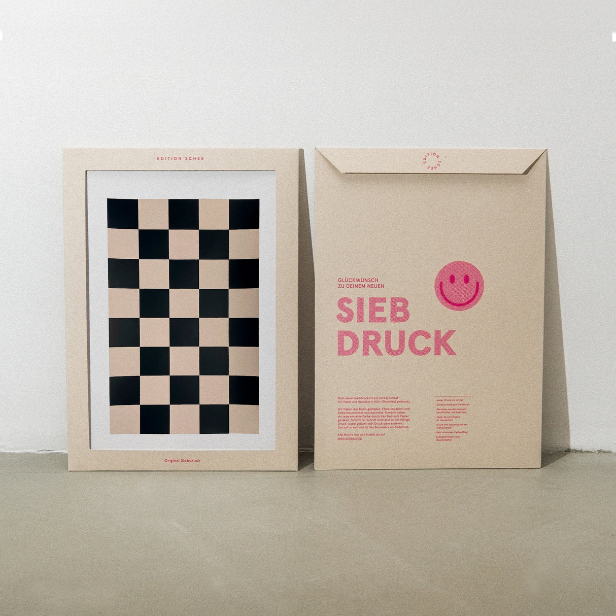 Edition SCHEE Check (DIN A3) | Edition SCHEE | Siebdruck