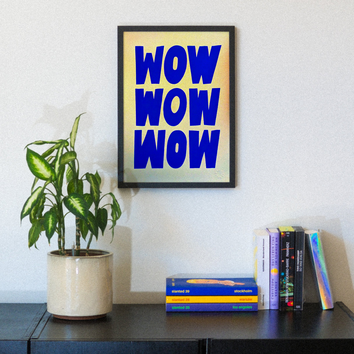 Edition SCHEE Golden Wow (DIN A3) | Edition SCHEE | Siebdruck