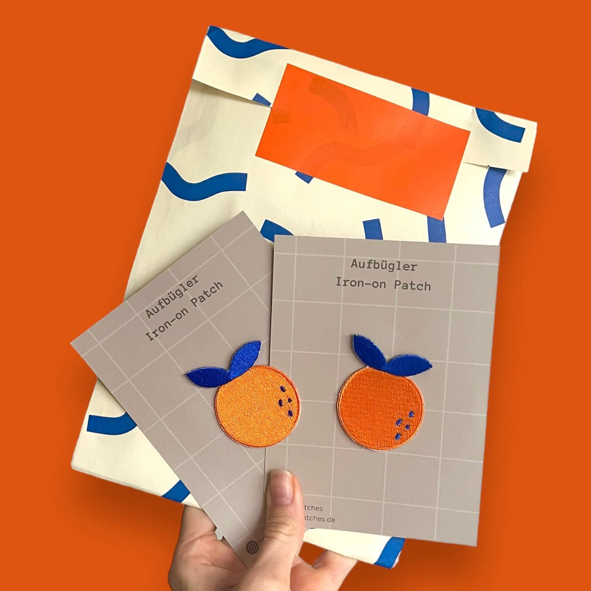 HejPatches Bügelbild „Orange“ | Aufbügler | HejPatches