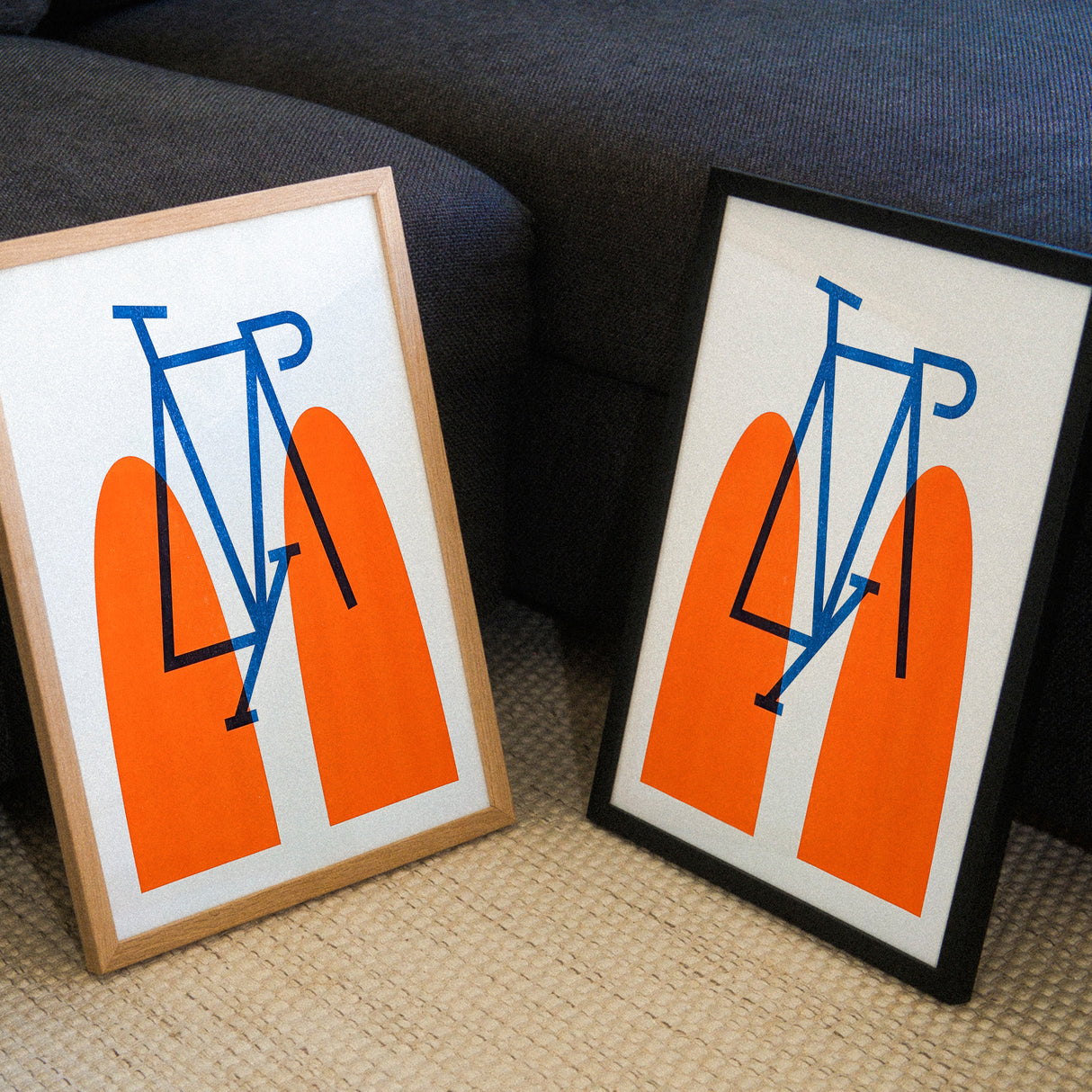 Racefiets (DIN A3) | Edition SCHEE | Risographie