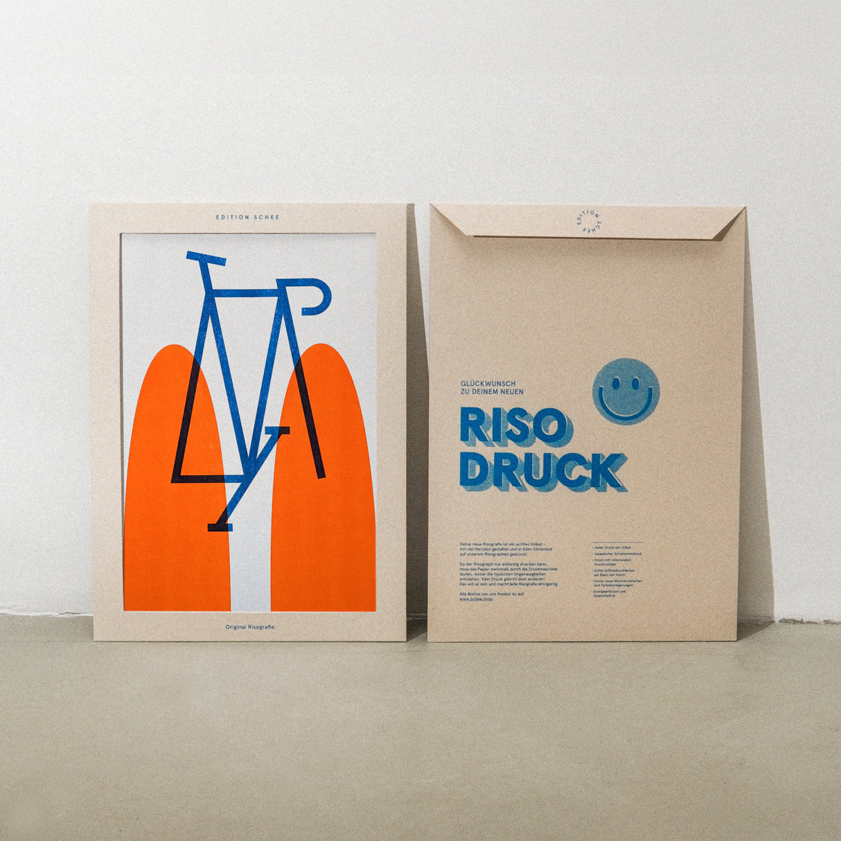 Racefiets (DIN A3) | Edition SCHEE | Risographie