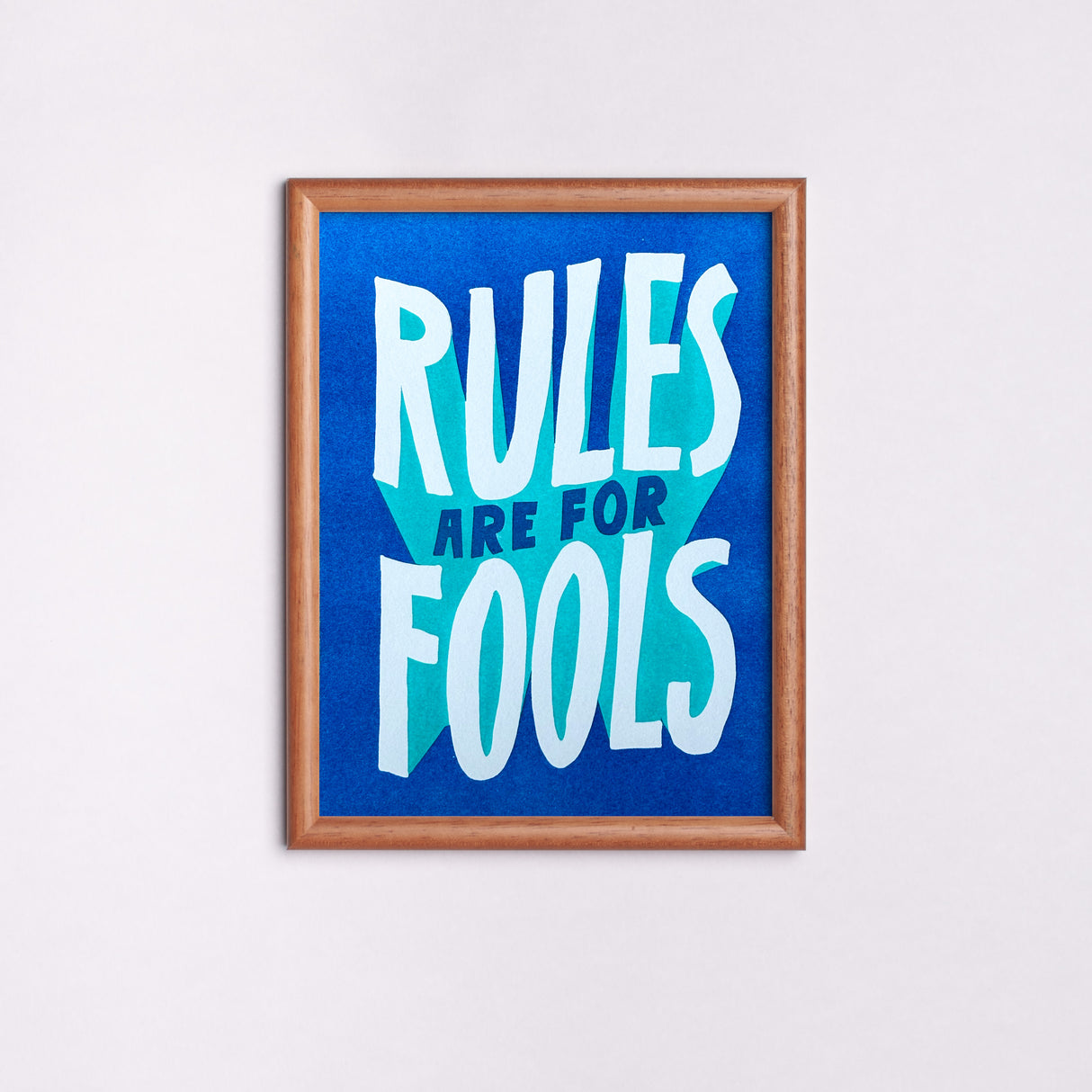 Edition SCHEE Parat Riso Rules are for fools
