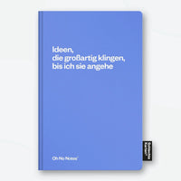 Schlechte Karten Notizbuch „Großartige Ideen“ | Vielleicht. Vielleicht nicht. | Schlechte Karten