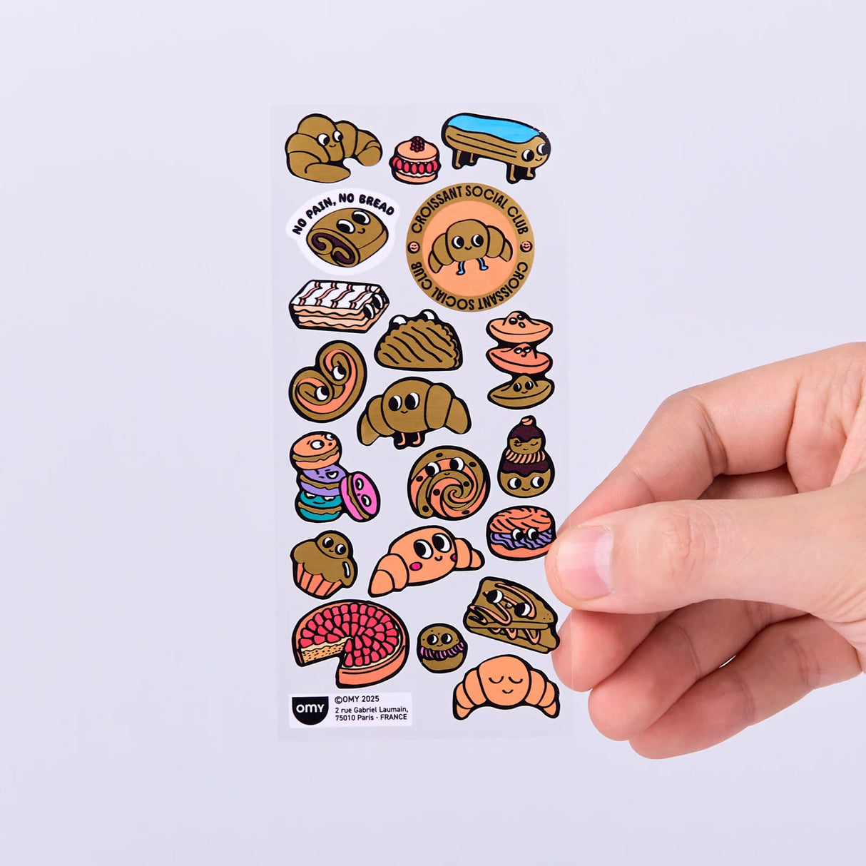 OMY Sticker „Iconic Croissants“ | ikonisch & französisch | OMY