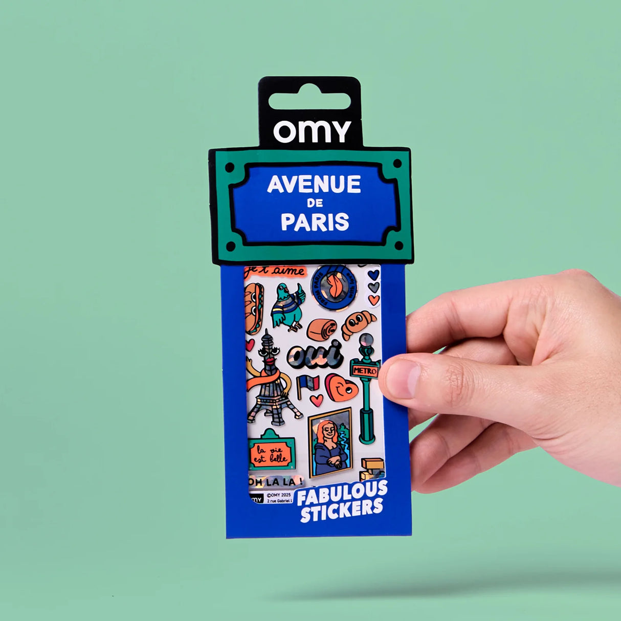 OMY Sticker „Iconic Paris“ | Paris Motive & ikonisches Design | OMY