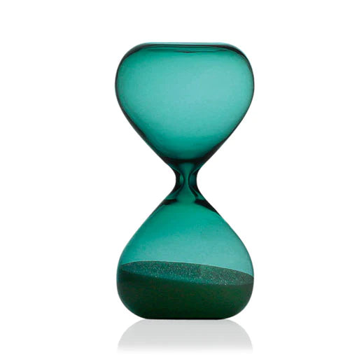 Hightide Penco Sanduhr "Turquoise M" von High Tide | 5 Minuten Laufzeit in türkisem Glas