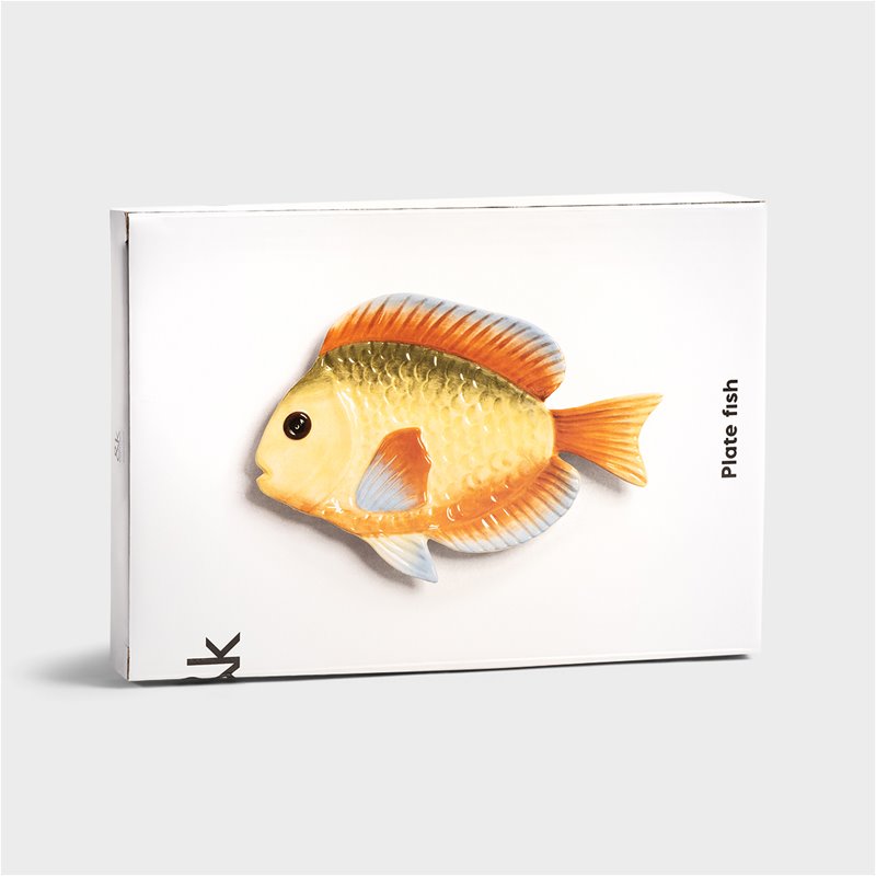 &Klevering Schale &Klevering “Fisch Rainbow” | 25,5x17 cm | Farbenfrohes Highlight