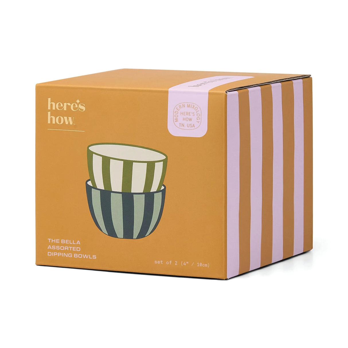 Here's How Schalen “The Bella Dipping Bowl” 2 Stk. Olive & Blue | Design Set | Here’s How