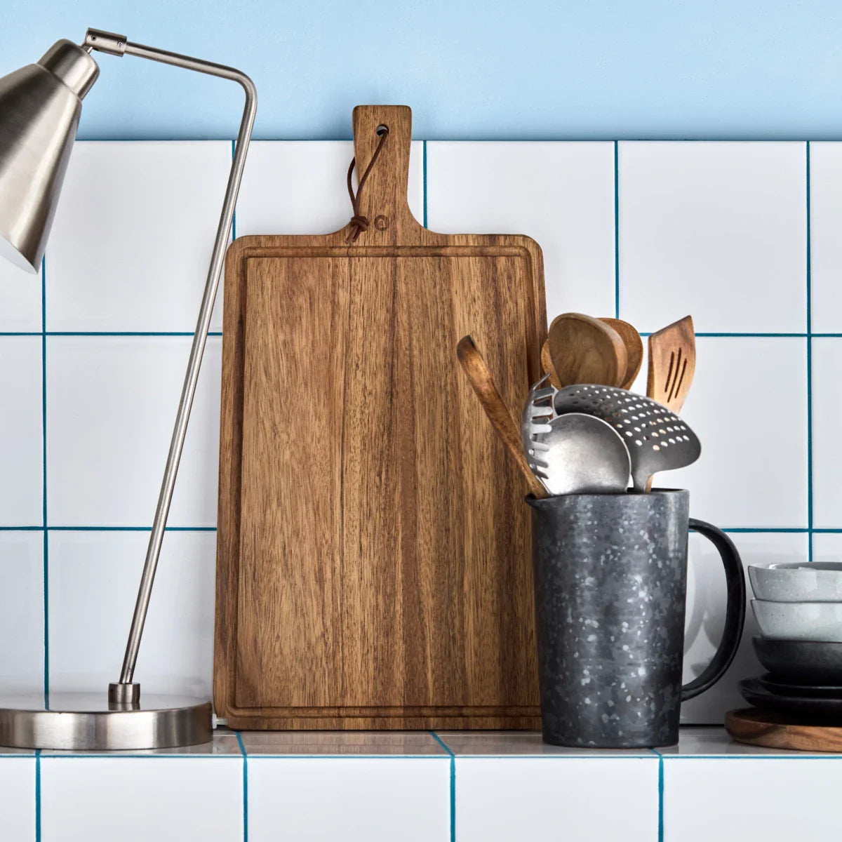 Schneidebrett “Walnut” 48 × 28 cm | Walnussholz | House Doctor